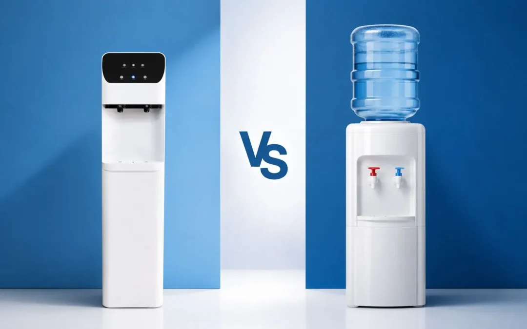 Dispensador de agua con filtro o dispensador de garrafas: ¿cuál elegir?